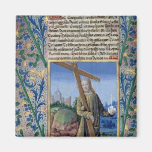 Christus mit dem Kreuz und der Kugel Magnet