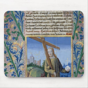Christus mit dem Kreuz und der Kugel Mousepad