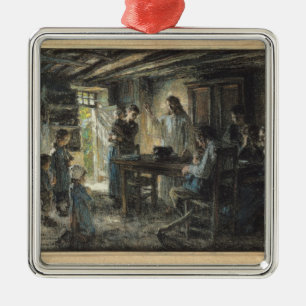 Christus mit dem milden, 1903-04 ornament aus metall