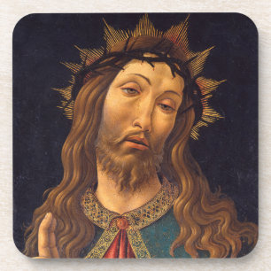 Christus mit Dornenkrone von Sandro Botticelli Getränkeuntersetzer