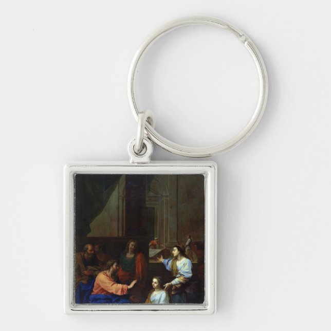 Christus mit Martha und Mary Schlüsselanhänger (Vorne)