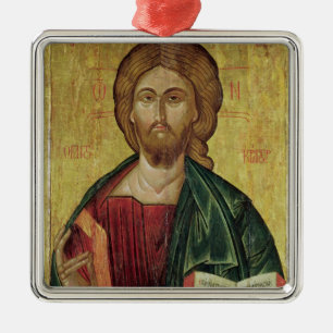 Christus Pantocrator, 1607 Ornament Aus Metall