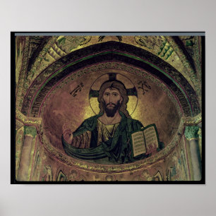 Christus Pantokrator in der Apsis Poster
