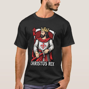Christus Rex Katholische Christkönig Heiligstes He T-Shirt