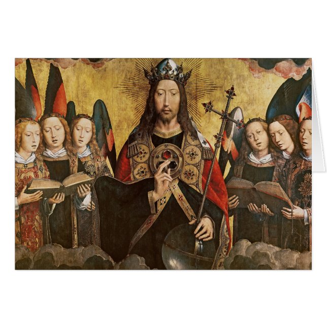 Christus-Segen, zentrale Platte von einem (Vorderseite (Horizontal))