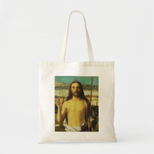 Christus segnet von Giovanni Bellini   Tragetasche