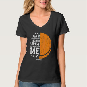 Christus stärkt mich in der religiösen Christliche T-Shirt