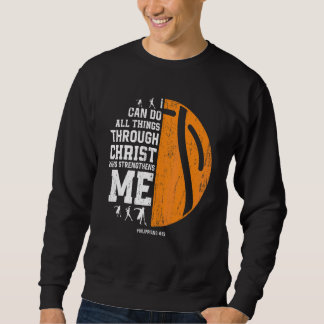 Christus stärkt mich in religiösem Christlich Hurl Sweatshirt