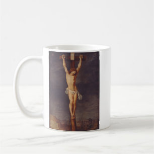 Christus tot am Kreuz von Peter Paul Rubens Kunst Kaffeetasse