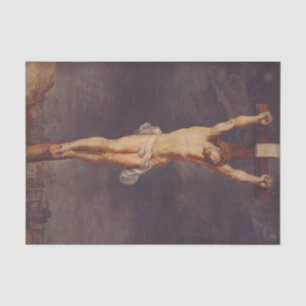 Christus tot am Kreuz von Peter Paul Rubens Kunst Seidenpapier