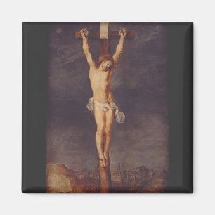 Christus tot am Kreuz von Peter Paul Rubens  Magnet