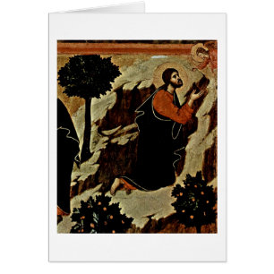 Christus und betender Engel mit Chalice durch
