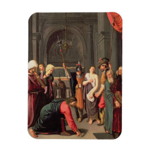 Christus und der Frau eingelassene Ehebruch Magnet