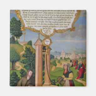 Christus und die Frau von Samaria an Jakobs Magnet