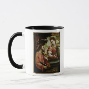 Christus und die Frau von Samaria, c.1575-80 Tasse