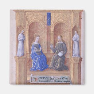 Christus und die Jungfrau Mary inthronisiert Magnet