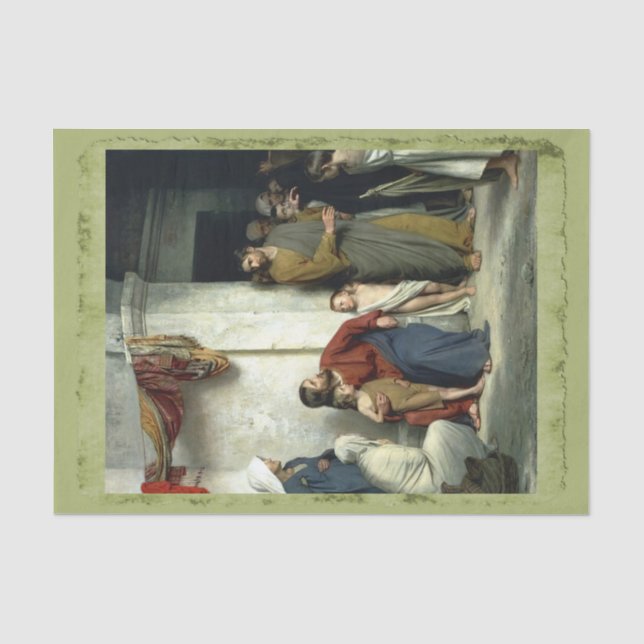 Christus und die Kinder, Enttäuschung Seidenpapier (Vorderseite)