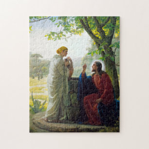 Christus und die Samariterin von Carl Bloch