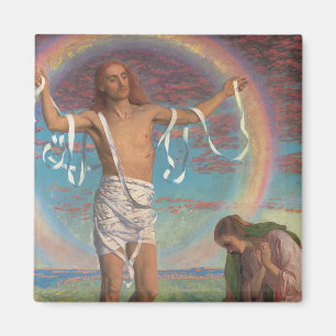 Christus und die zwei Marys durch Jagd Williams Magnet
