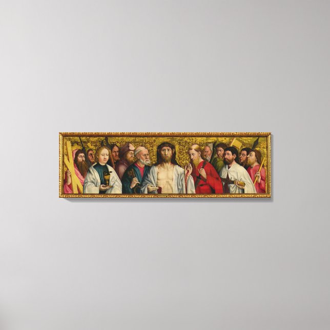 Christus und die Zwölf Apostel Leinwanddruck (Vorderseite)