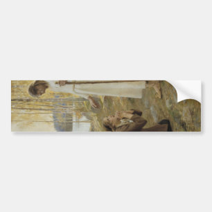 Christus und Mary Magdalene im finnischen ländlich Autoaufkleber