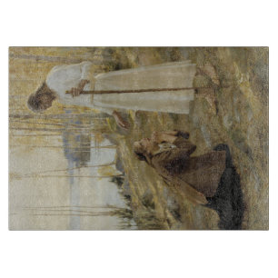 Christus und Mary Magdalene im finnischen ländlich Schneidebrett