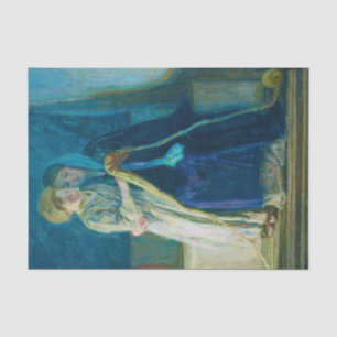 Christus und seine Mutter studieren die Schriften Seidenpapier