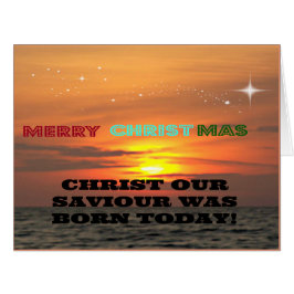 Christus, unser Erretter war heute Geboren