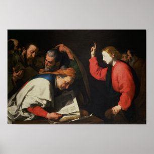 Christus unter den Ärzten, c.1630 Poster