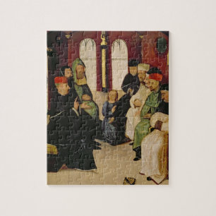 Christus unter den Doktoren (Öl auf Platte)