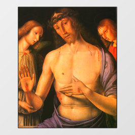 Christus unterstützt von zwei Engeln Giovanni Sant Fensteraufkleber