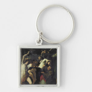 Christus verehrte durch Engel, St. Sebastian Schlüsselanhänger