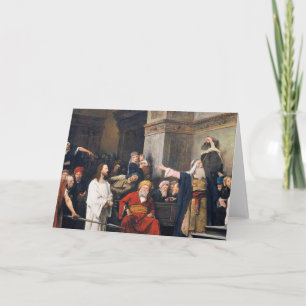 Christus vor Pilatus 1880 von Mihaly Munkacsy Karte