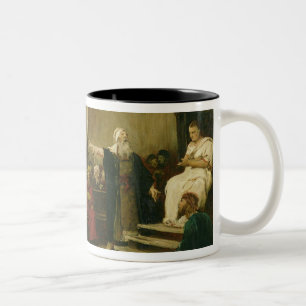 Christus vor Pilatus, 1880 Zweifarbige Tasse