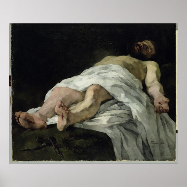 Christus wurde 1874 vom Kreuz abgesetzt Poster (Vorne)