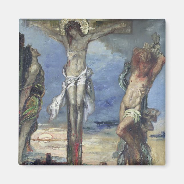 Christus zwischen den zwei Dieben, c.1870 Magnet (Vorne)