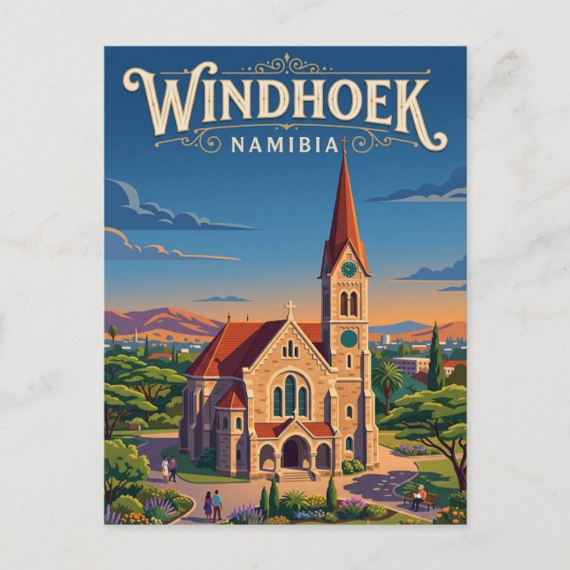 Christuskirche Namibia Postkarte (Vorderseite)