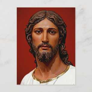 Christuskopf von Mark Edward Westerfield nach MB Postkarte