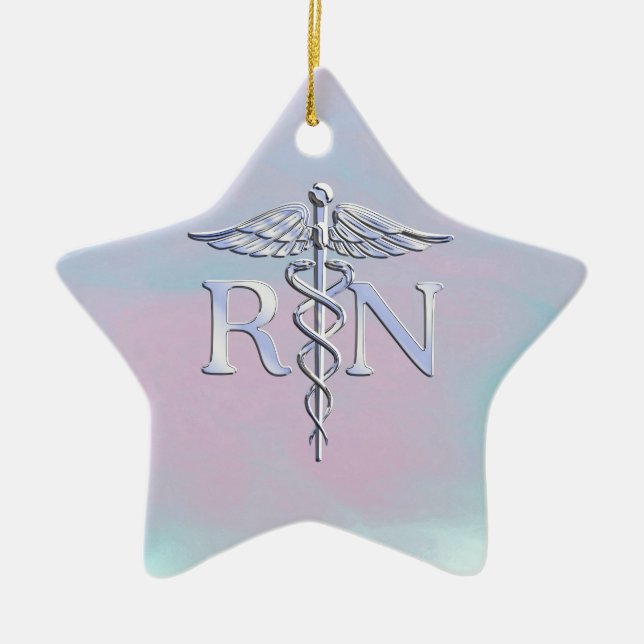 Chrom-Art RNcaduceus-medizinischer Keramikornament (Vorne)