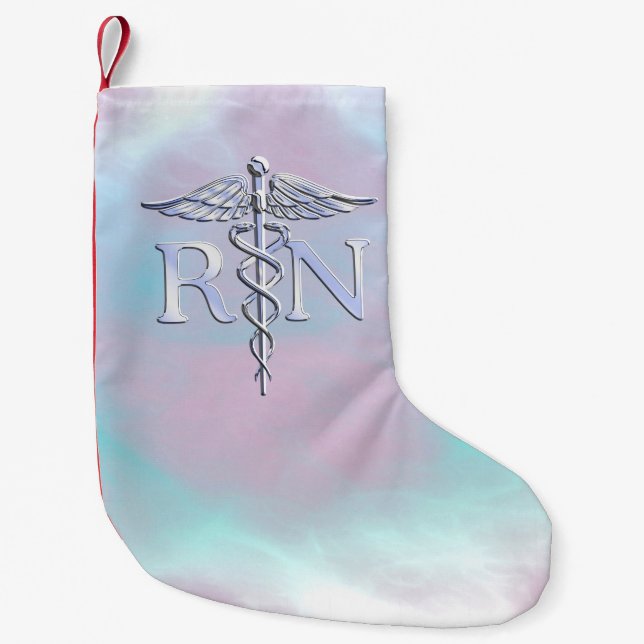 Chrom-Art RNcaduceus-medizinischer Kleiner Weihnachtsstrumpf (Vorderseite)
