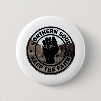 Chrom aus nördlichem Soul und Schwarz Button