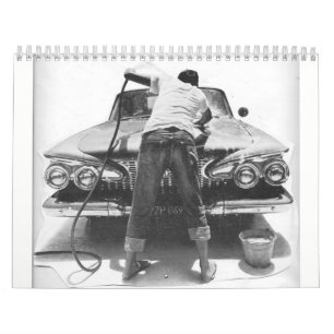 Chrom-Flossen u. große Autos Kalender