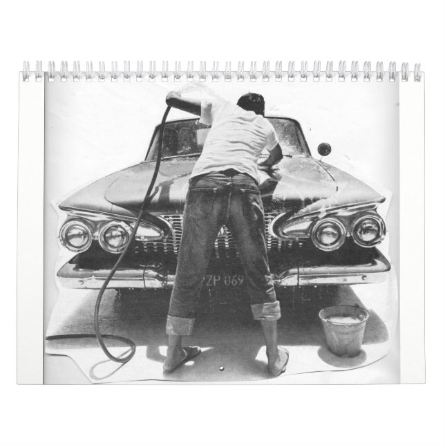 Chrom-Flossen u. große Autos Kalender (Titelbild)