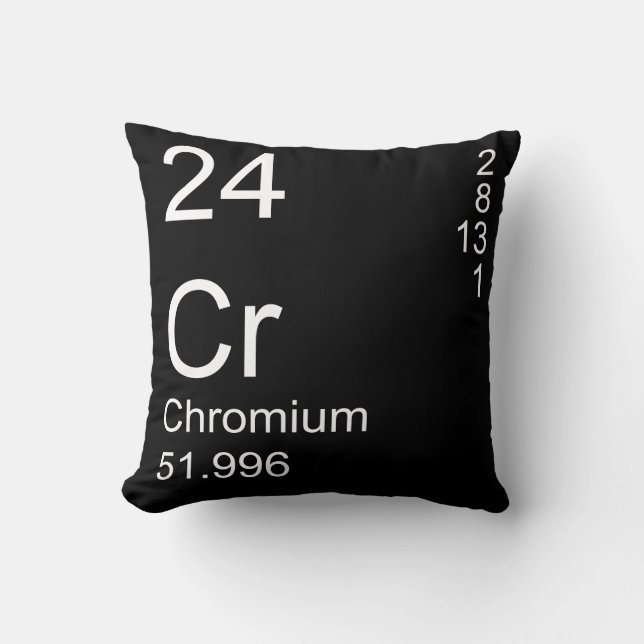 Chrom Kissen (Vorderseite)