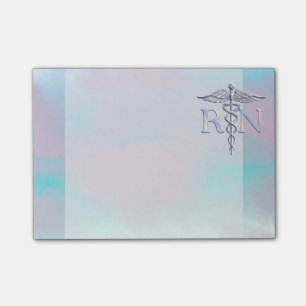 Chrom mag RNCaduceus in der Mutter-Perlen-Art Post-it Klebezettel