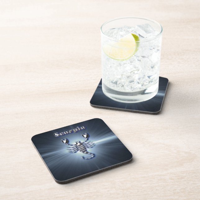 Chrom-Skorpion Untersetzer (Rechte Seite)