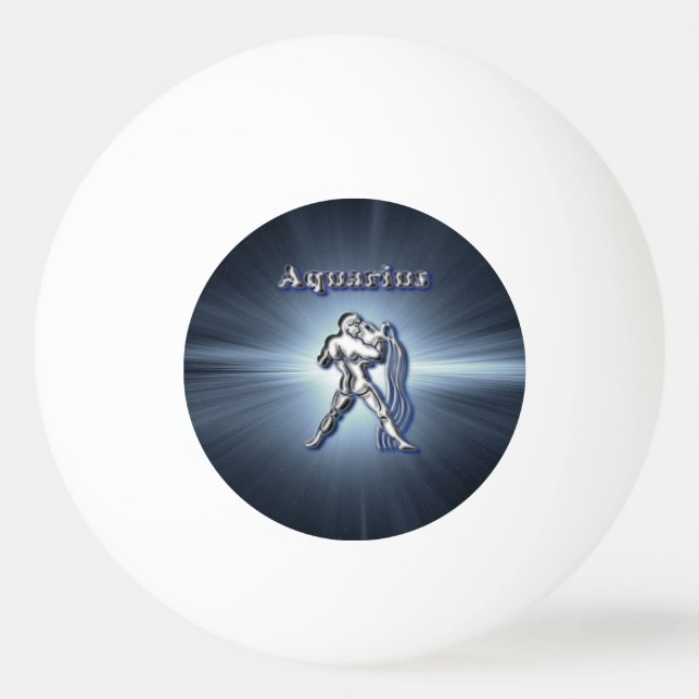 Chrom-Wassermann Tischtennisball (Vorderseite)