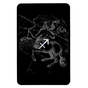 Chrom wie Sagittarius Zodiac Signage Hevelius Deco Magnet