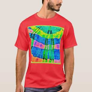Chroma Abstrakt Elegance Muster T-Shirt
