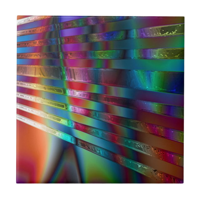 Chroma Rays Fliese (Vorderseite)